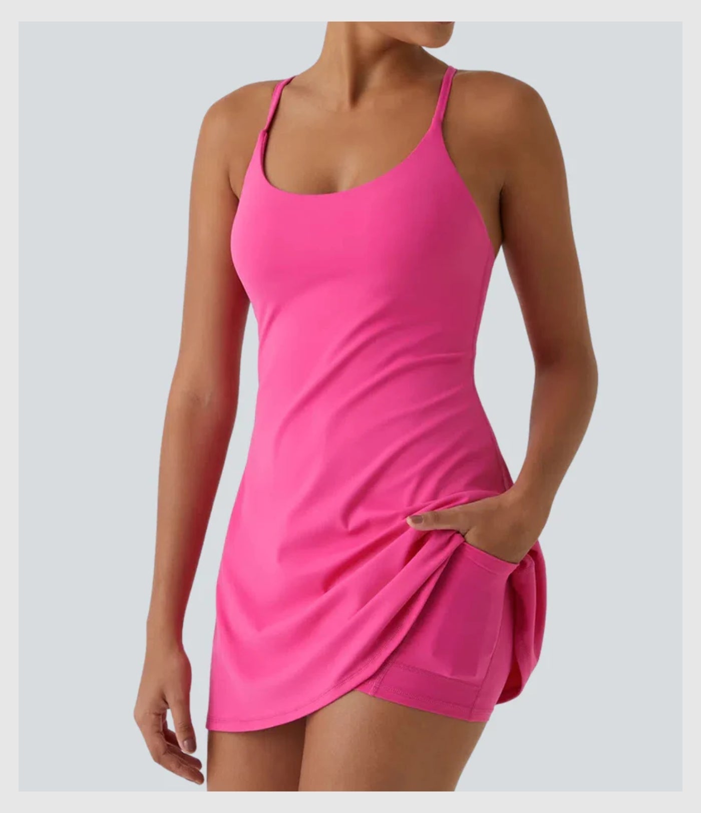 Strappy Built-In Active Dress