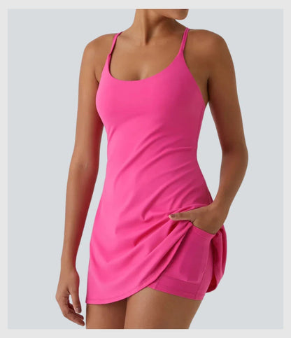 Strappy Built-In Active Dress
