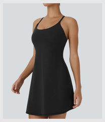 Strappy Built-In Active Dress