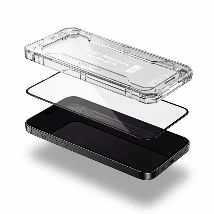 Folie de Sticla pentru iPhone cu kit de auto-montare