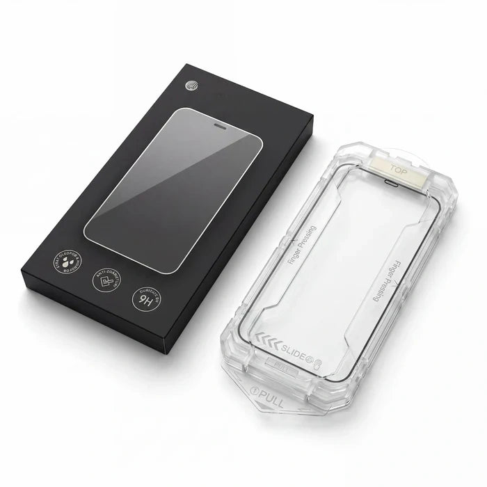 Folie de Sticla pentru iPhone cu kit de auto-montare