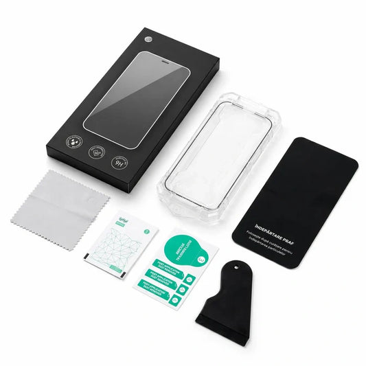 Folie de Sticla pentru iPhone cu kit de auto-montare