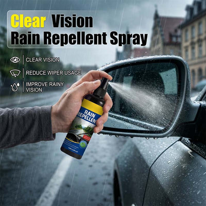 🏆 Last Day Special Price 13.99 ! 🔥Buy 2 Get 1 Free🎁Crystal Clear Windshield Rain Repellent Spray