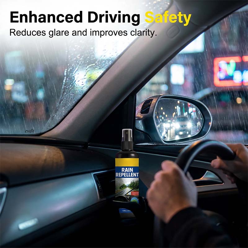 🏆 Last Day Special Price 13.99 ! 🔥Buy 2 Get 1 Free🎁Crystal Clear Windshield Rain Repellent Spray