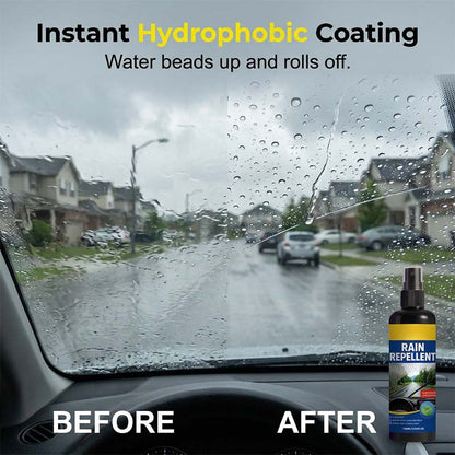 🏆 Last Day Special Price 13.99 ! 🔥Buy 2 Get 1 Free🎁Crystal Clear Windshield Rain Repellent Spray